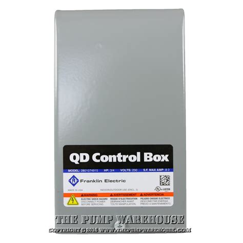 qd franklin control box problems